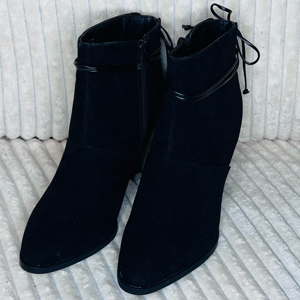 🔥Black Suede Boots🔥